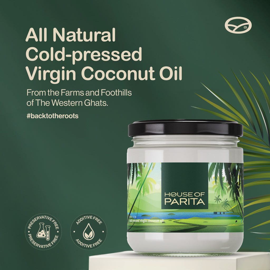 Additive-free Cold-Pressed Virgin Coconut Oil from Coconut Milk
